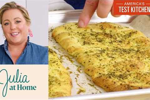 How to Make Garlic and Herb Breadsticks | Julia at Home