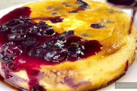 Heavenly Dessert  Blueberry Cheesecake ! The Perfect Recipe