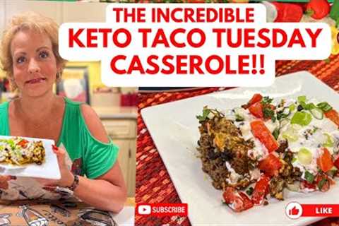 Quick And Delicious Keto Taco Tuesday Casserole #cjsketokitchen