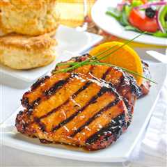 Orange Glazed Pork Chops with Cardamom and Honey