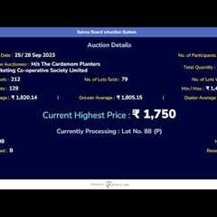 SPICES BOARD LIVE E-AUCTION - 28 SEPTEMBER 2023 - CPMCS