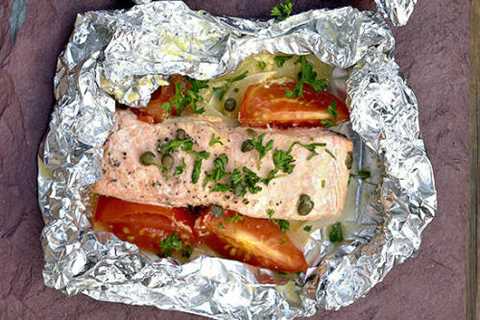 Grilling Salmon in Foil