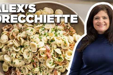 Alex Guarnaschelli''s Orecchiette with Bacon, Lemon and Cream | The Kitchen | Food Network
