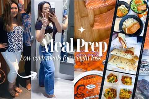 LOW CARB WHAT I EAT IN A WEEK | 20 lbs down in 2 months + meal prep + keto grocery haul + snacks