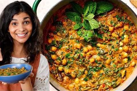 Chickpea Curry, an (almost) perfect one-pot meal