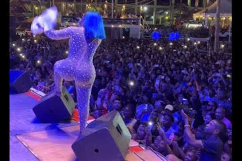 SPICE BREAKS A MAN BONES ON STAGE | FULL LIVE PERFORMANCE IN GUYANA SUPER CONCERT 2