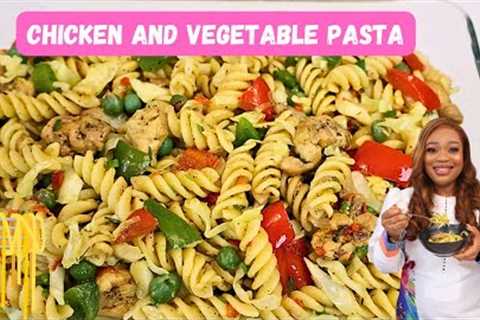HOW TO COOK CHICKEN AND VEGETABLE PASTA THAT THE WHOLE FAMILY WILL ENJOY.