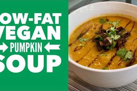 Thanksgiving plant based oil free gluten free recipes | Creamy Vegan Noodle Soup No Oil