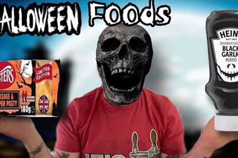 NEW - Halloween FOODS - Heinz Black Garlic Mayonnaise & GINSTERS Spicy Sausage & Red Pepper ..