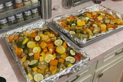 Roasted veggies for meal prep-Lost 180lbs-clean, meat focused keto/carnivore/⬇️ calorie- now ⬇️ carb