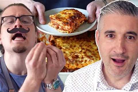 Italian Chef Reacts to 1 DOLLAR LASAGNA by @JoshuaWeissman