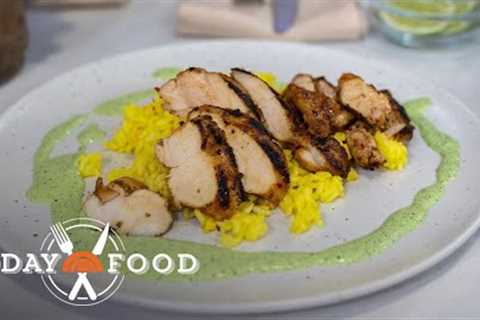 Honey habanero chicken and saffron citrus rice: Get the recipe!