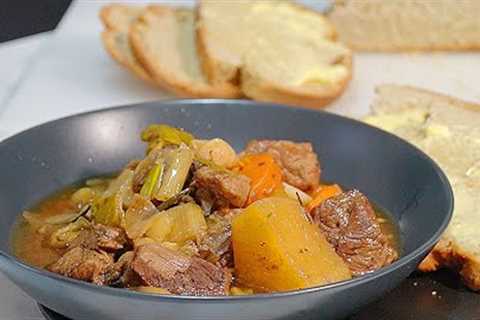 Hearty Crockpot IRISH STEW | IRISH SODA BREAD Easy & Delicious