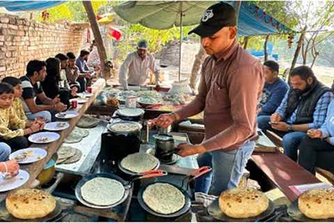 35/- Rs GENTLEMAN Nashta | Highest Selling Desi Ghee Parathe | Street Food India