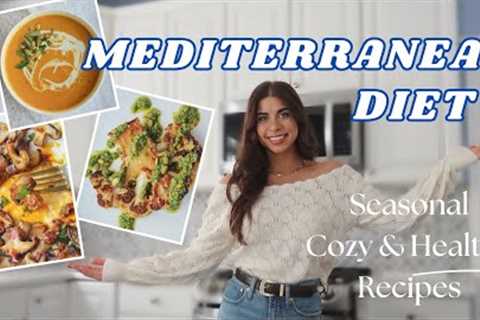 MEDITERRANEAN DIET RECIPES | Honeynut White Bean Soup, Winter Pesto, Honey Harissa Sauce, and MORE!