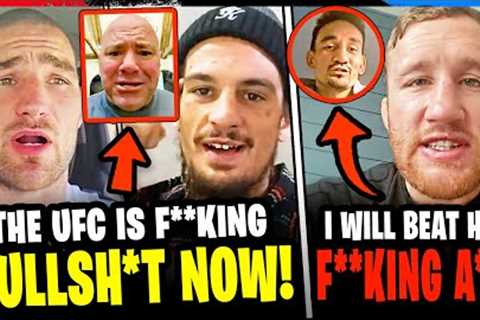 MMA Community GOES OFF on Dana White and UFC, Sean Strickland EXPOSES UFC coach, Justin Gaethje
