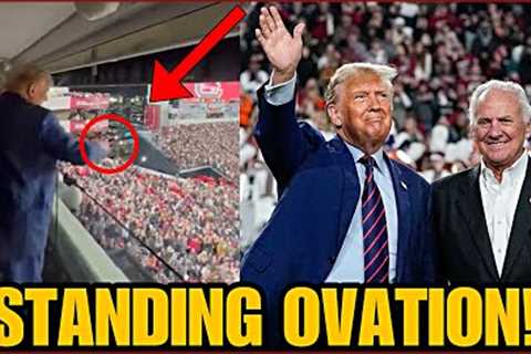 COLLEGE STADIUM ERUPTS When Trump Walks On To The Field in South Carolina! MAINSTREAM MEDIA MELTDOWN
