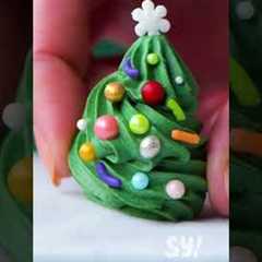 Be merry with this Christmas tree farm cake #shorts