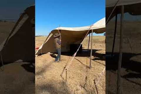 Windy Day Camp Set Up