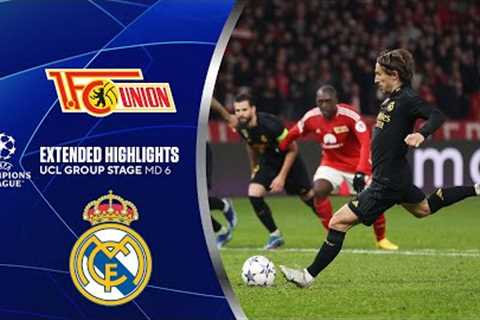 FC Union Berlin vs. Real Madrid: Extended Highlights | UCL Group Stage MD 6 | CBS Sports Golazo