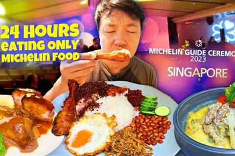 24 Hours Eating ONLY at Michelin Restaurants in Singapore & 2023 Singapore Michelin Stars..