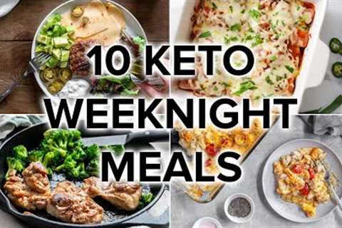 10 Easy Keto Dinner Meals for Busy Weeknights