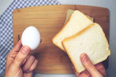 like hotel breakfast Only Eggs & Bread / Breakfast Recipe / Simple ,Cheap & Tasty Snacks