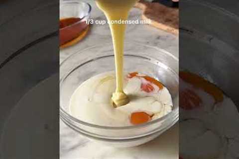 *YUMMIEST* CREME CARAMEL RECIPE AT HOME | HOW TO MAKE CARAMEL CUSTARD #shorts