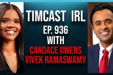 Timcast IRL - Christie DROPS OUT, Caught On HOT MIC! Townhall w/ Vivek Ramaswamy & Candace Owens