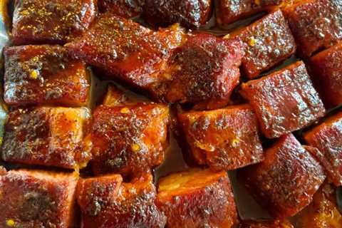 Bourbon Pork Belly Burnt Ends