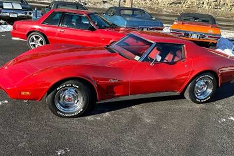 1972 Chevrolet Corvette 4 Speed $18,900 Maple Motors #2461 Front End Was Changed Guys