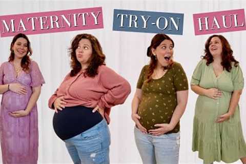 Trying Clothes From Popular Maternity Brands