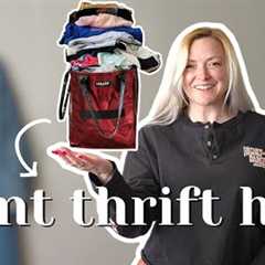 A GIANT THRIFT HAUL | 3 days of shopping at the Goodwill Outlet | Full Time Reseller
