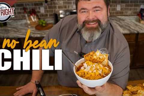 All Beef Chili Recipe - NO BEANS