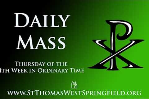 Daily Mass Thursday, February 1, 2024