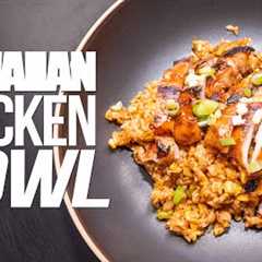 A HAWAIIAN CHICKEN BOWL WITH PERHAPS THE WORLD'S BEST FRIED RICE HACK... | SAM THE COOKING GUY