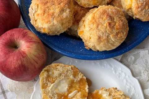 CHEESY APPLE BISCUITS