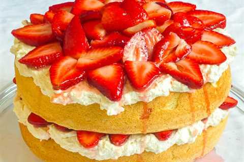 White Chocolate Strawberry Shortcake