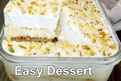 Dessert with 1/2 Liter Milk | Easy Dessert Recipe