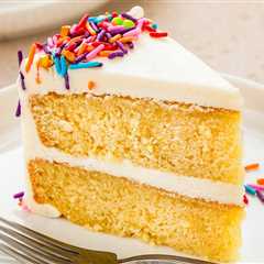 Homemade Vanilla Cake Recipe