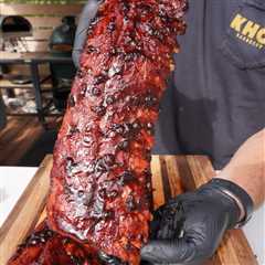 Ribs with Huckleberry BBQ Sauce