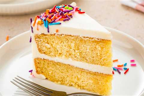 Homemade Vanilla Cake Recipe