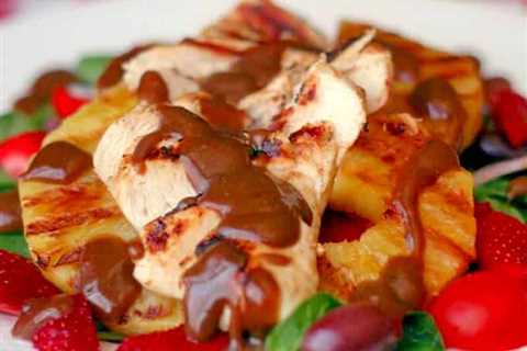 Grilled Pineapple and Chicken Salad