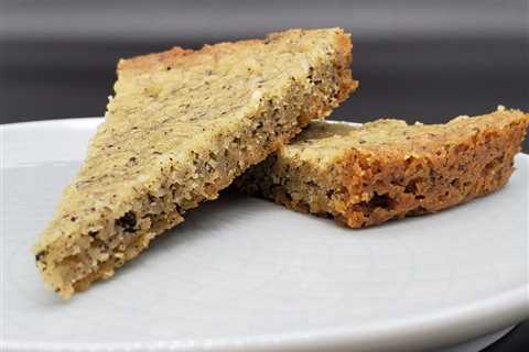 Chewy Earl Grey Shortbread Bars - Wicked Handy