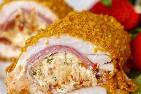 Goat Cheese Stuffed Chicken Breasts with Capocollo Ham