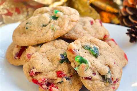 Chewy Light Fruitcake Cookies