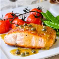 Pan Seared Salmon with Dijon Maple Butter Sauce