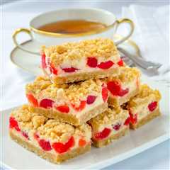 Cherry Vanilla Cheesecake Bars