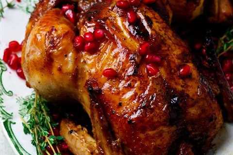 Smoked Cornish Hens (with Pomegranate Glaze)