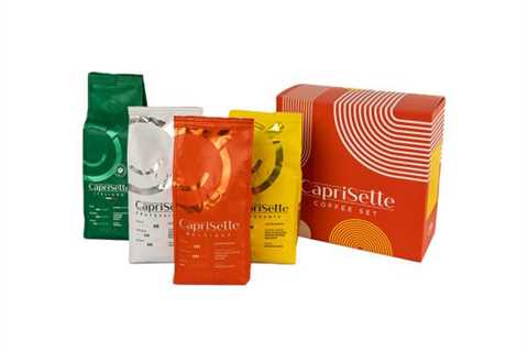 Kawa ziarnista Caprisette w zestawie prezentowym 4 x 250 g